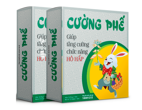 Trị ho CƯỜNG PHẾ – Khắc tinh viêm phế quản dành riêng cho bé