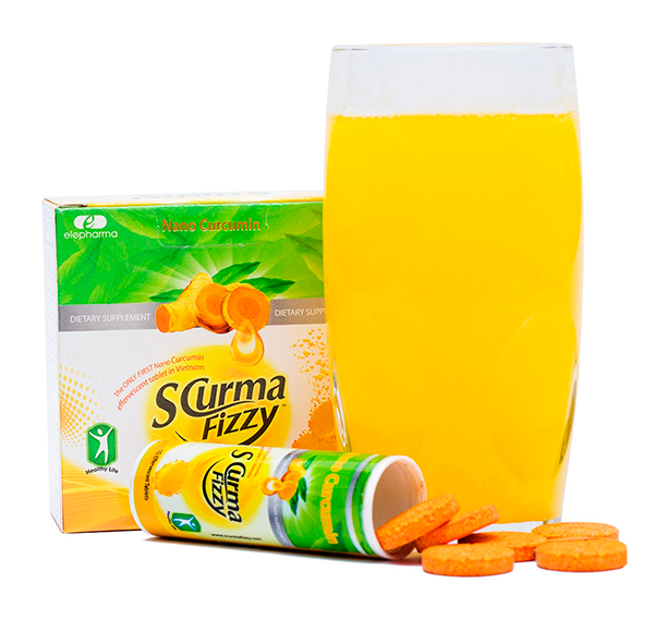 Sủi dạ dày SCURMA FIZZY – Viên sủi CURCUMIN HƯỚNG ĐÍCH đầu tiên tại Việt Nam