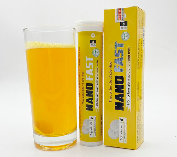 [REVIEW] Viên sủi gout NANO FAST có tốt không, mua ở đâu, giá bao nhiêu tiền?