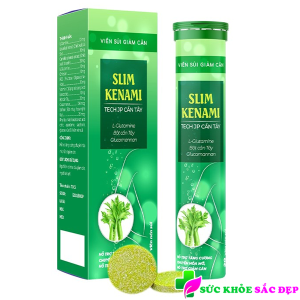 REVIEW Viên sủi SLIM KENAMI có tốt không, bán ở đâu, giá bao nhiêu?